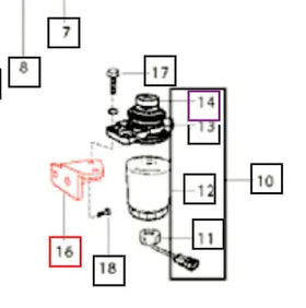 Mahindra Tractor Fuel Filter 006017852H11 Mahindra Direct Parts