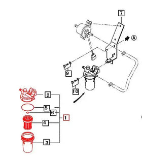 Mahindra Tractor Fuel Filter Assembly Mahindra Direct Parts