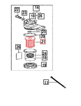 Mahindra Tractor Fuel Filter Element Mahindra