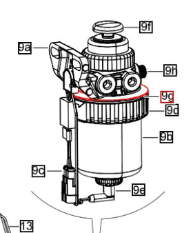Mahindra Tractor Fuel Filter Seal 006038458V01 Mahindra