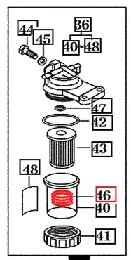 Mahindra Tractor Fuel Filter Spring 14261602090 Mahindra Direct Parts