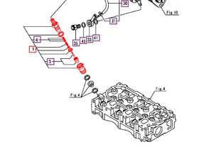 Mahindra Tractor Fuel Injection Nozzle 119C1053000 Mahindra Direct Parts