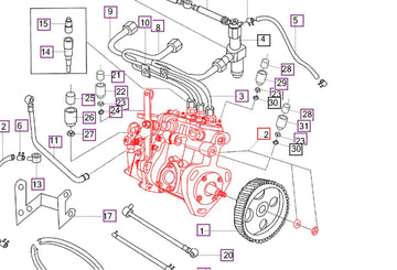 Mahindra Tractor Fuel Injection Pump 1111100DAS Mahindra