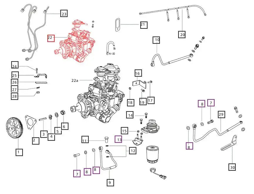 Mahindra Tractor Fuel Injection Pump Mahindra