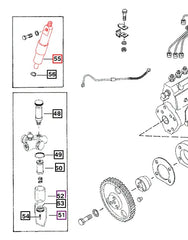 Mahindra Tractor Fuel Injector 005556525R91