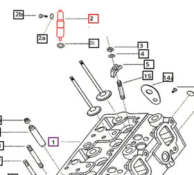 Mahindra Tractor Fuel Injector 006000541F1 Mahindra Direct Parts