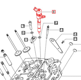 Mahindra Tractor Fuel Injector 006013026H1 Mahindra Direct Parts