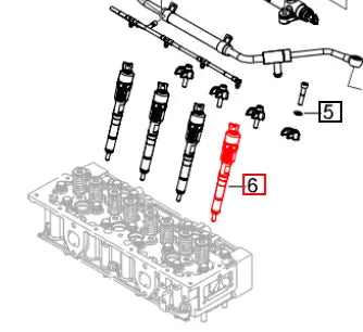 Mahindra Tractor Fuel Injector 006032726V91 Mahindra Direct Parts
