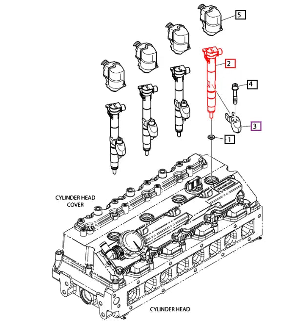 Mahindra Tractor Fuel Injector 400903-00043E Mahindra Direct Parts