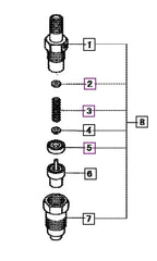 (Limited Availability) Mahindra Tractor Fuel Injector MM43594101