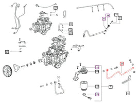 Mahindra Tractor Fuel Line - Fuel Tank to Fuel Filter E006007602F2 Mahindra Direct Parts