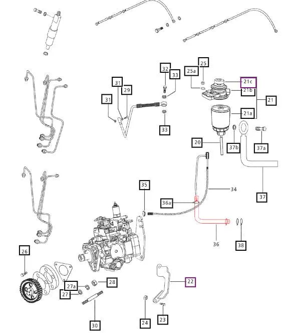 Mahindra Tractor Fuel Line Return Line On Tank Mahindra Direct Parts