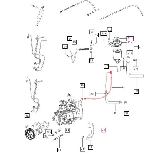 Mahindra Tractor Fuel Line Return To Fuel Tank Mahindra Direct Parts