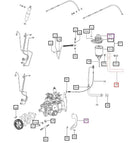 Mahindra Tractor Fuel Line - Tank to Fuel Filter E007605606D92 Mahindra Direct Parts