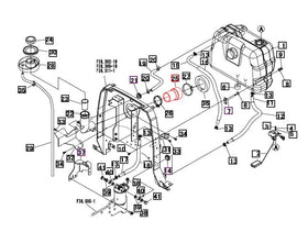 Mahindra Tractor Fuel Neck to Tank Connector Hose 19480306000 Mahindra