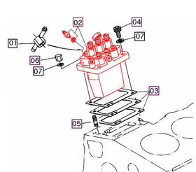Mahindra Tractor Fuel Pump HT14020000A1 Mahindra
