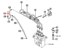 (Limited Availability) Mahindra Tractor Fuel Return Line T Fitting 31A6101500