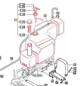Mahindra Tractor Fuel Tank Assembly 12291110003 Mahindra Direct Parts