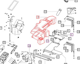 Mahindra Tractor Fuel Tank E007515349D91 Mahindra Direct Parts