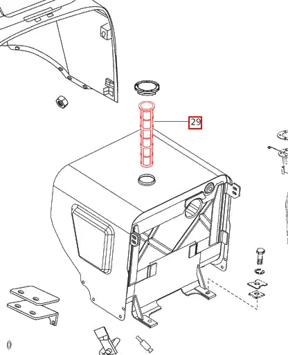 Mahindra Tractor Fuel Tank Filter 007515569C2 Mahindra Direct Parts