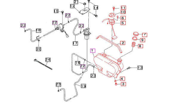 Mahindra Tractor Fuel Tank Mahindra