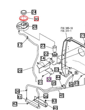 Mahindra Tractor Fuel Tray Seal 19480309000 Mahindra Direct Parts