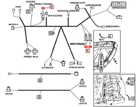 Mahindra Tractor Fusible Link For Main Engine Harness  36522612020 Mahindra