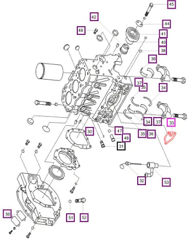 Mahindra Tractor Gasket 1012011DAA Mahindra Direct Parts