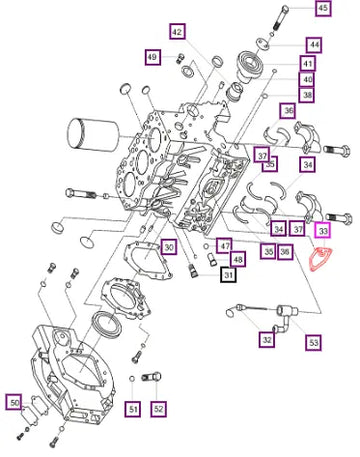 Mahindra Tractor Gasket 1012011DAA Mahindra Direct Parts