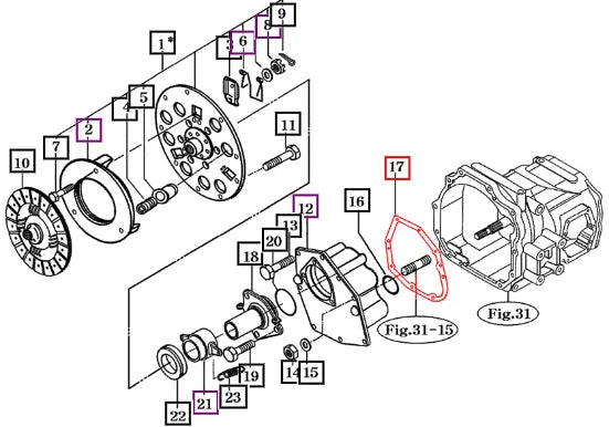 Mahindra Tractor Gasket 16601200030 Mahindra Direct Parts