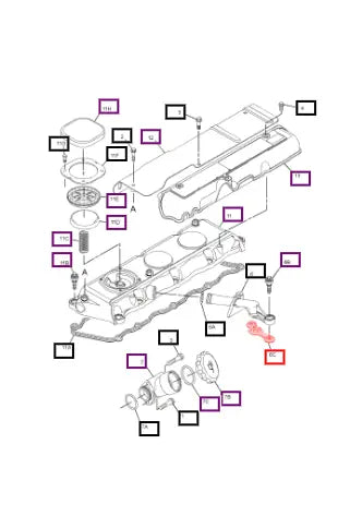 Mahindra Tractor Gasket 225-6517 Mahindra Direct Parts