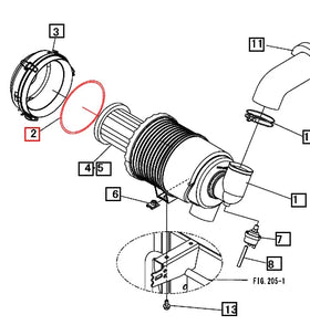 Mahindra Tractor Gasket - Air Cleaner 10560411200 Mahindra Direct Parts