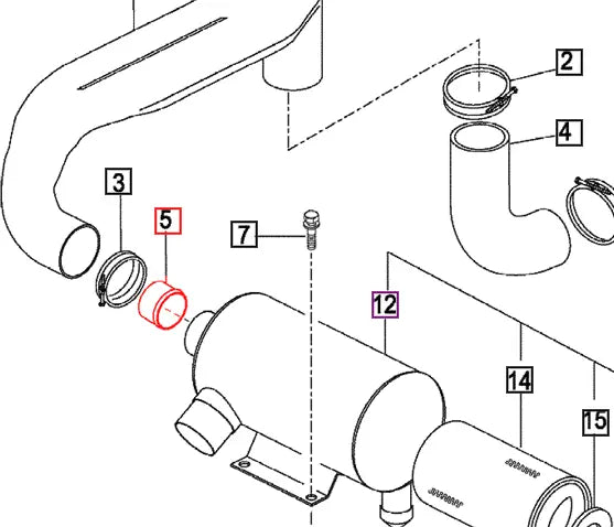 Mahindra Tractor Gasket - Air Cleaner 15601030024 Mahindra Direct Parts