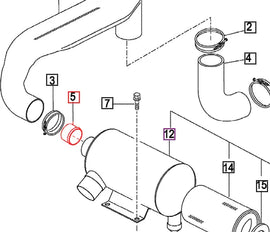 Mahindra Tractor Gasket - Air Cleaner 15601030024 Mahindra Direct Parts