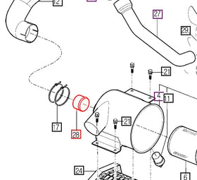 Mahindra Tractor Gasket - Air Cleaner 15641030022 Mahindra Direct Parts