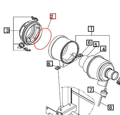 Mahindra Tractor Gasket - Air Cleaner 19020411200 Mahindra Direct Parts