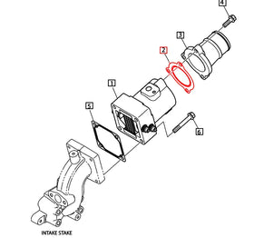 Mahindra Tractor Gasket Air Heater 400607-00002A Mahindra Direct Parts
