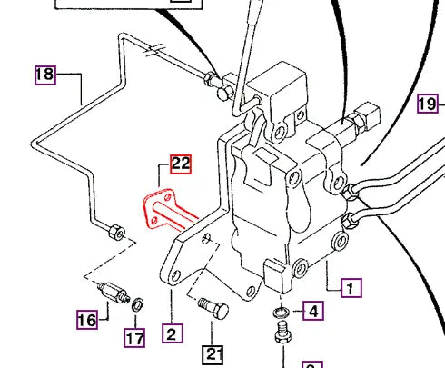 Mahindra Tractor Gasket - Auxiliary Valve Cover 003061055R2 Mahindra Direct Parts