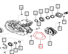 Mahindra Tractor Gasket - Brake Cover 006505659D1 Mahindra Direct Parts