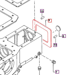 Mahindra Tractor Gasket - Clutch Housing to Transmission 000751124R3 Mahindra Direct Parts