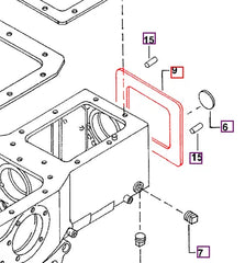 Mahindra Tractor Gasket - Clutch Housing to Transmission 000751124R3
