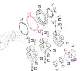 Mahindra Tractor Gasket Cover E576004822 Mahindra Direct Parts