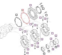 Mahindra Tractor Gasket Cover E576004822