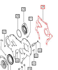 Mahindra Tractor Gasket - Crankcase Front Plate 006005462D1