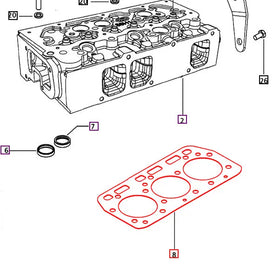 Mahindra Tractor Gasket - Cylinder Head 006015001V1 Mahindra Direct Parts