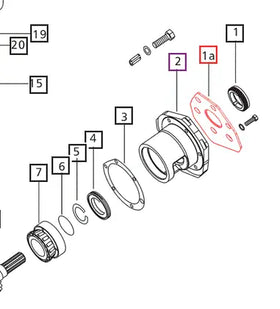 Mahindra Tractor Gasket - Differential 006502914C2 Mahindra Direct Parts