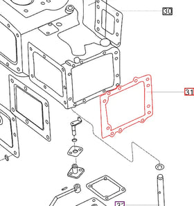 Mahindra Tractor Gasket - Differential Housing 9380102AAA Mahindra Direct Parts
