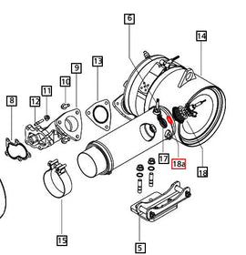 Mahindra Tractor Gasket Dosing Module 006034328D1 Mahindra Direct Parts