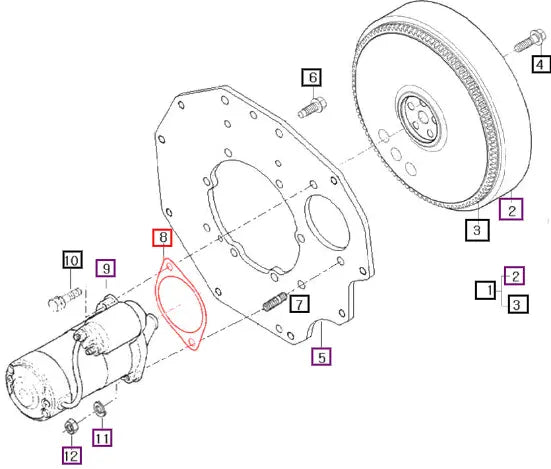 Mahindra Tractor Gasket E570051162 Mahindra Direct Parts