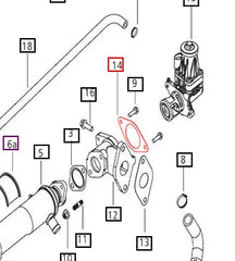 Mahindra Tractor Gasket - EGR Valve to Mixing Body 006015747D1